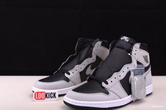 Cheap TBkick White Jordan Air Retro Smoke Black 555088-035 1 Light Grey High 0727
